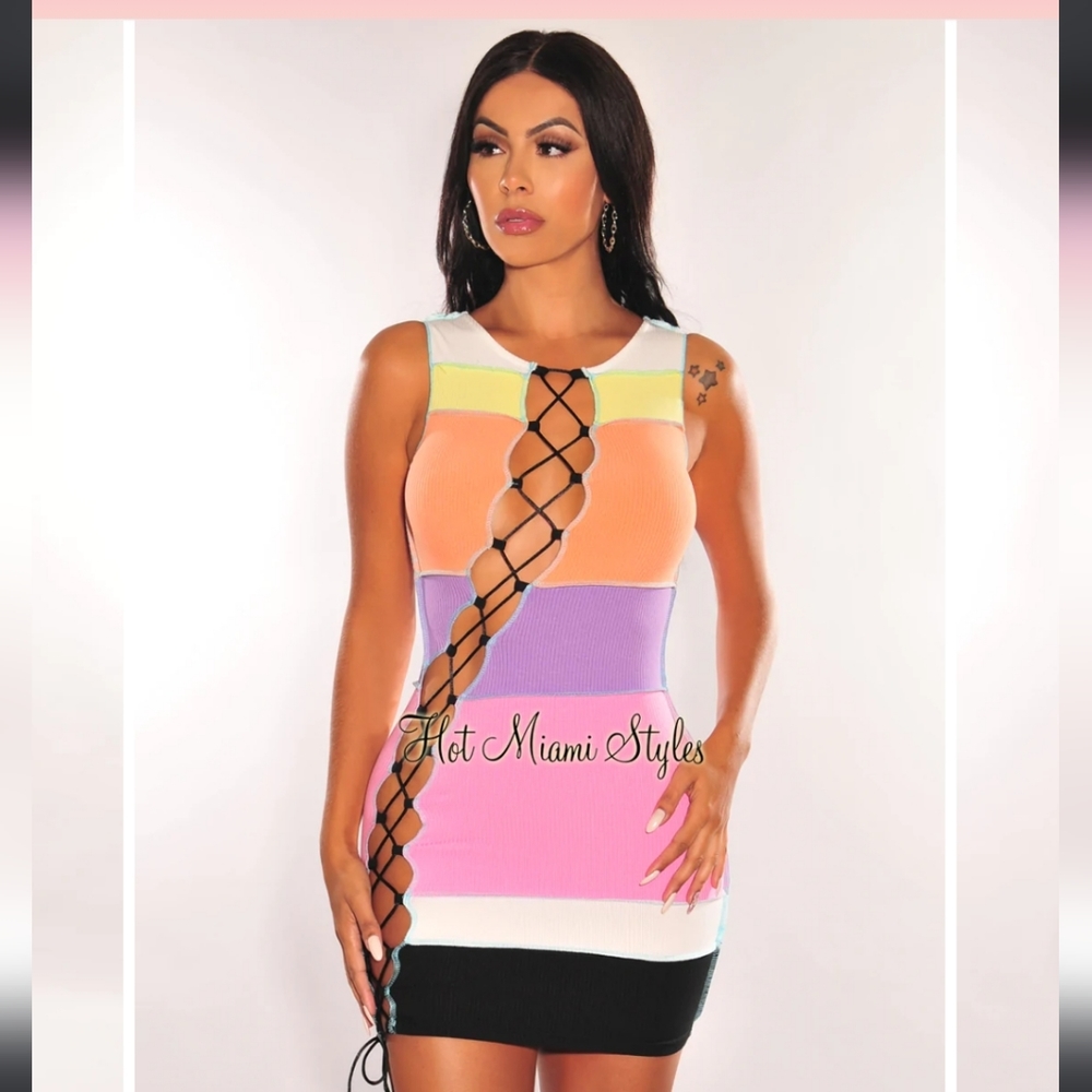 Miami Styles NWOT exposed seam Dress